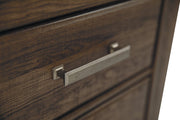 Juararo Dark Brown Nightstand - Gate FurnitureNightstand