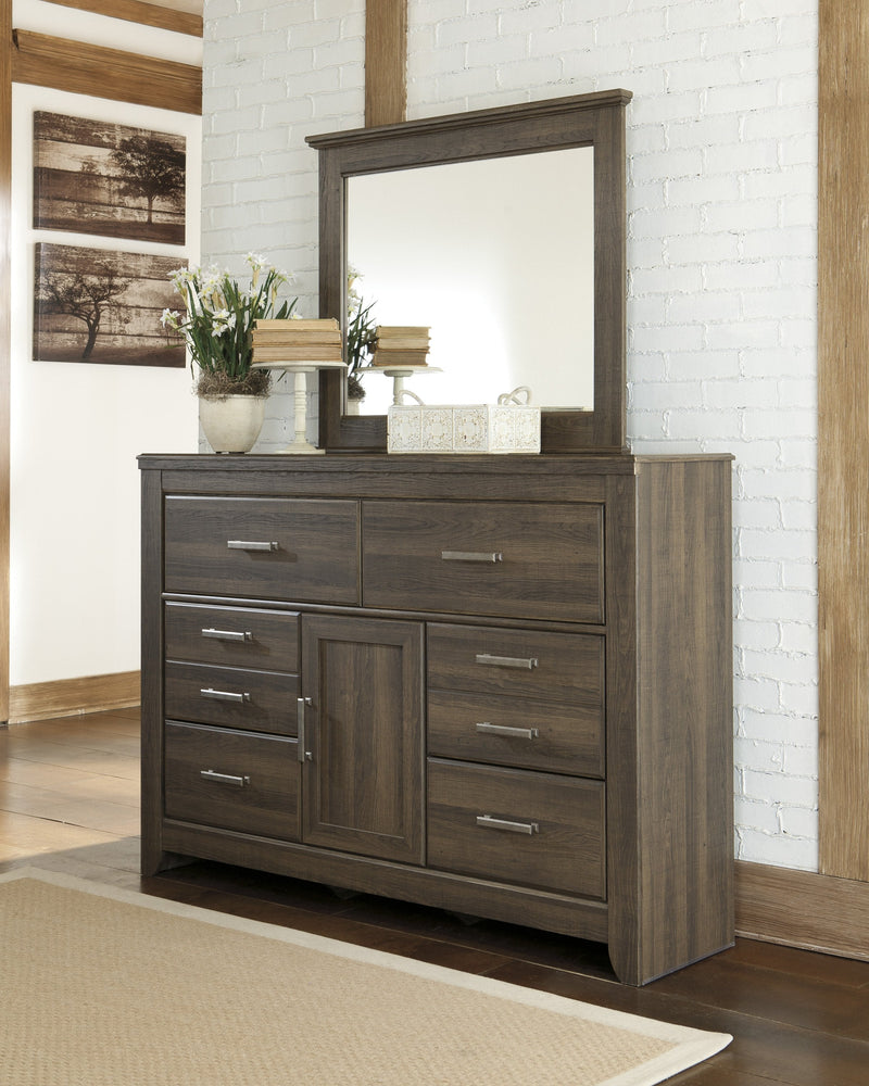 Juararo Dark Brown Panel Bedroom Set - Gate FurnitureBedroom Set