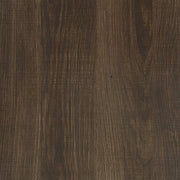 Juararo King Panel Bed with Mirrored Dresser in Dark Brown - PKG004070