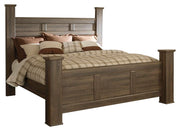 Juararo King Poster Bed and 2 Nightstands - B251B53