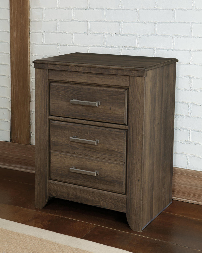 Juararo Queen Poster Bed, and 2 Nightstands - B251B50