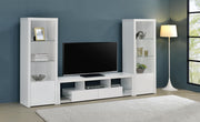 Jude 3-piece 71-inch TV Entertainment Center White High Gloss - 704251-SET