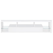 Jude 3-piece 71-inch TV Entertainment Center White High Gloss - 704251-SET