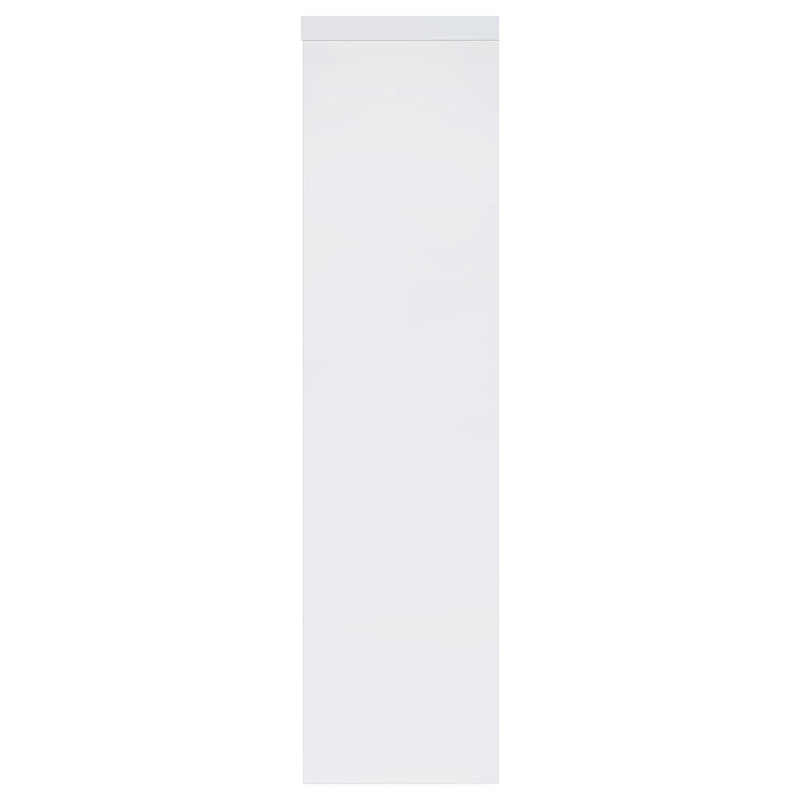 Jude 3-shelf Engineered Wood Media Tower High Gloss White - 704254