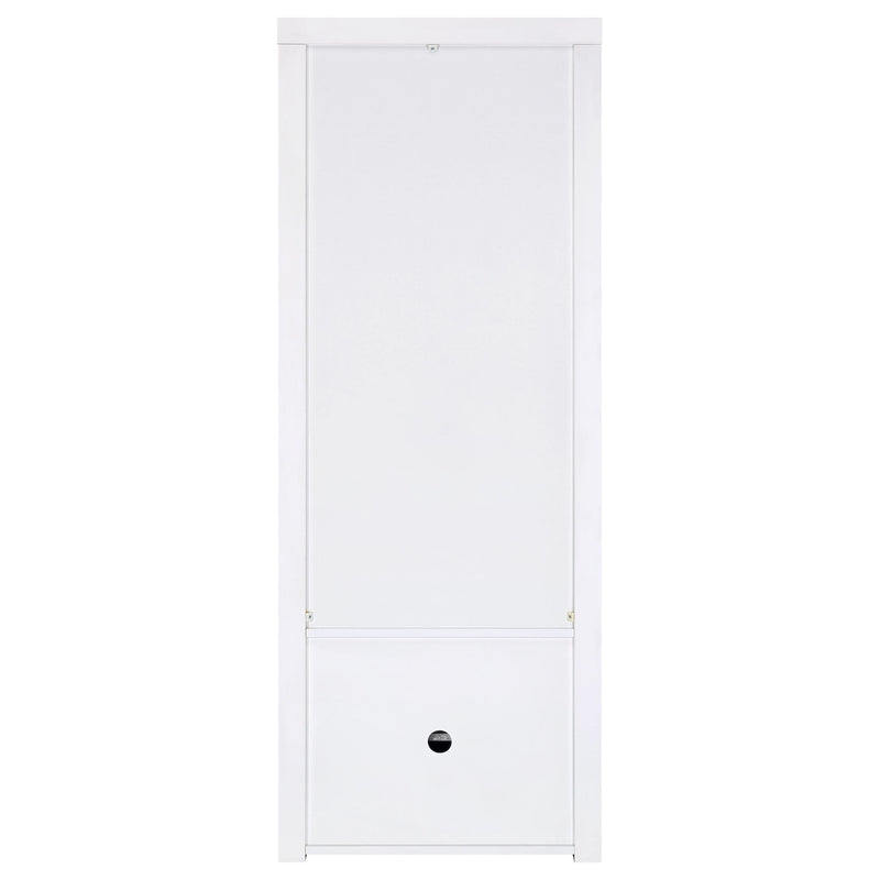 Jude 3-shelf Engineered Wood Media Tower High Gloss White - 704254