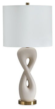 Judrich White/Gold Finish Table Lamp - L236024