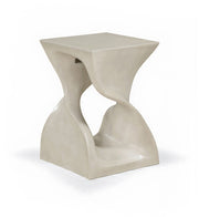 Jula Concrete End Table in Beige - 626Sand-ET
