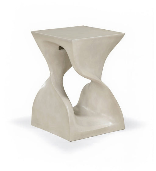 Jula Concrete End Table in Beige - 626Sand-ET