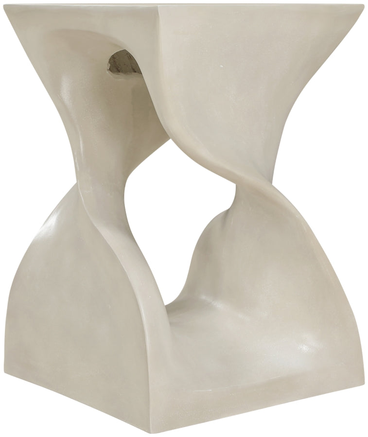 Jula Concrete End Table in Beige - 626Sand-ET