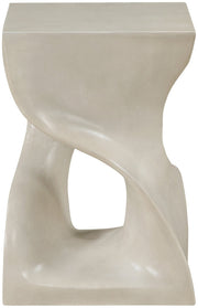 Jula Concrete End Table in Beige - 626Sand-ET