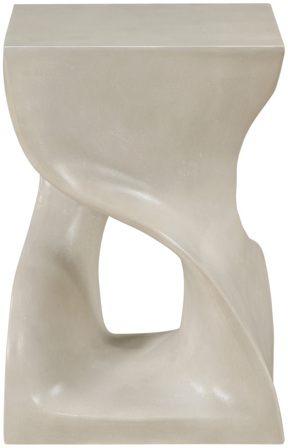 Jula Concrete End Table in Beige - 626Sand-ET