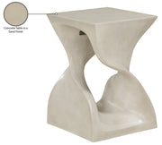 Jula Concrete End Table in Beige - 626Sand-ET