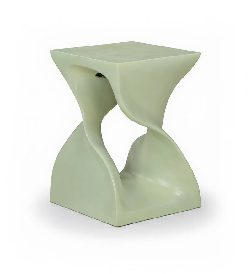 Jula Concrete End Table in Green - 626Green-ET