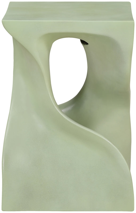 Jula Concrete End Table in Green - 626Green-ET