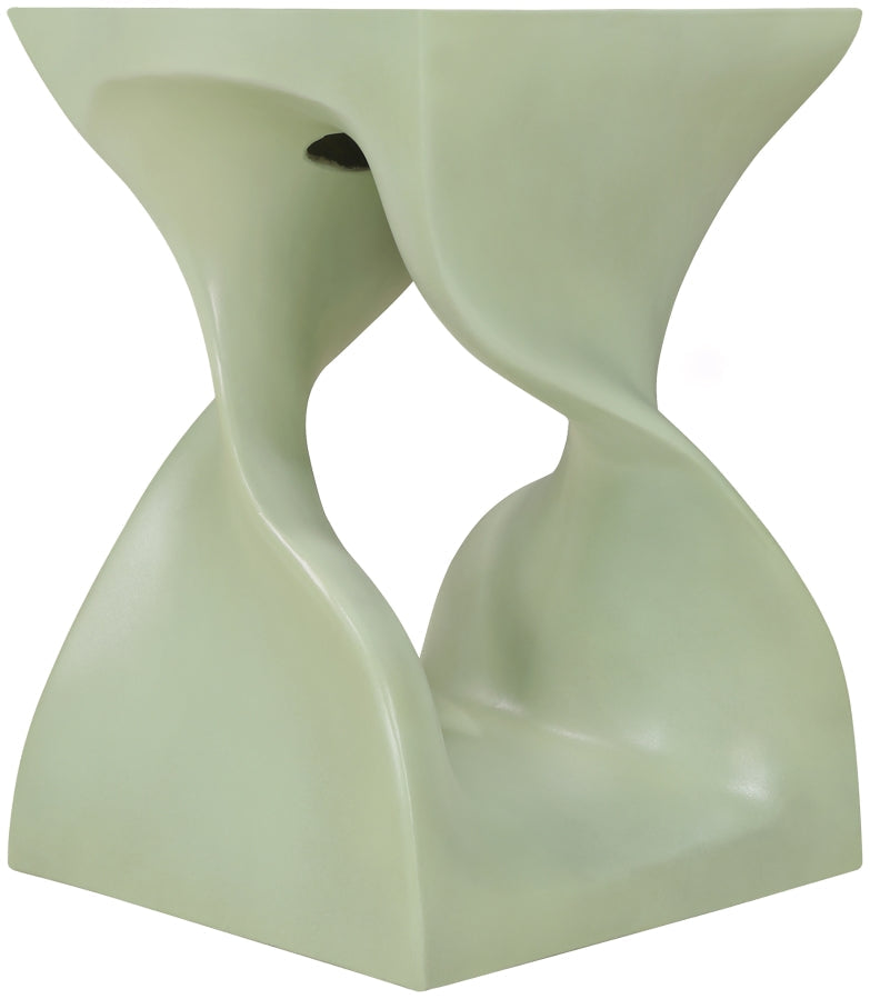 Jula Concrete End Table in Green - 626Green-ET