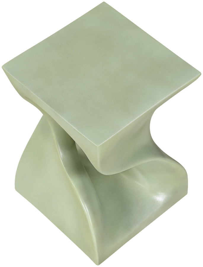 Jula Concrete End Table in Green - 626Green-ET
