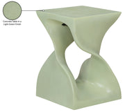 Jula Concrete End Table in Green - 626Green-ET