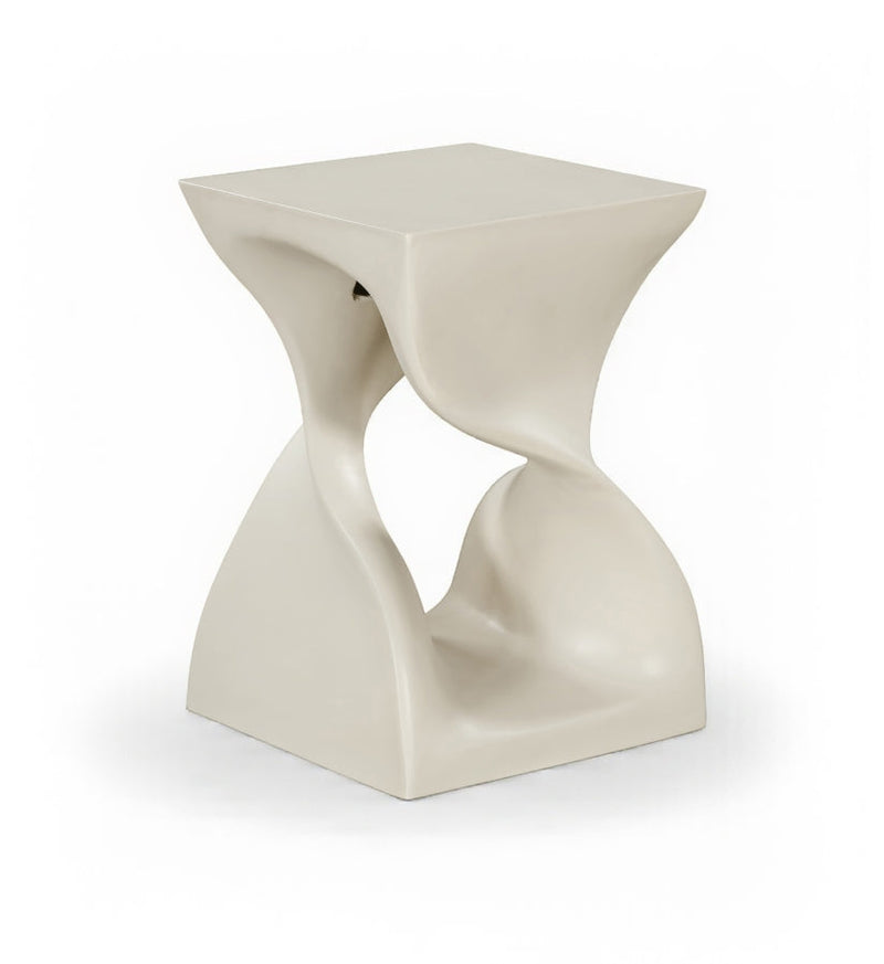 Jula Concrete End Table in Taupe - 626Taupe-ET