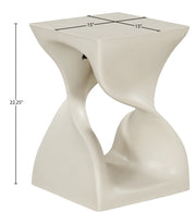 Jula Concrete End Table in Taupe - 626Taupe-ET
