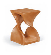 Jula Concrete End Table in Terracotta - 626Terracotta-ET