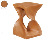 Jula Concrete End Table in Terracotta - 626Terracotta-ET