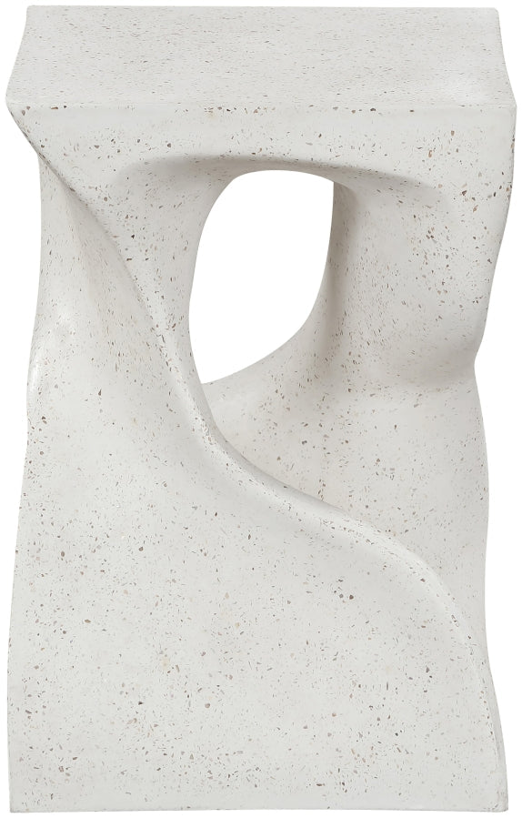 Jula Concrete End Table in Terrazzo - 626Trzo-ET