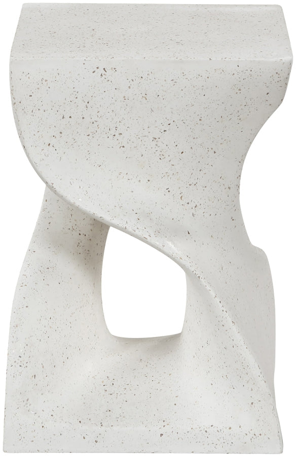 Jula Concrete End Table in Terrazzo - 626Trzo-ET
