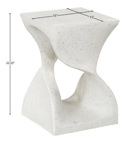 Jula Concrete End Table in Terrazzo - 626Trzo-ET