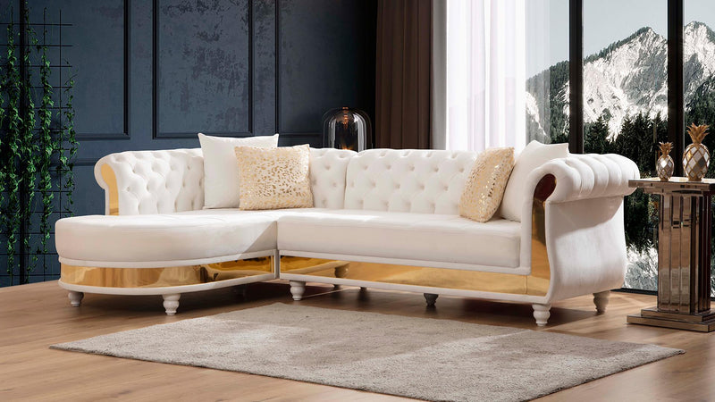 Julia Sectional Sofa Off White - Julia Sectional Sofa Off White