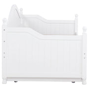 Julie Ann Wood Twin Daybed with Trundle White - 300053