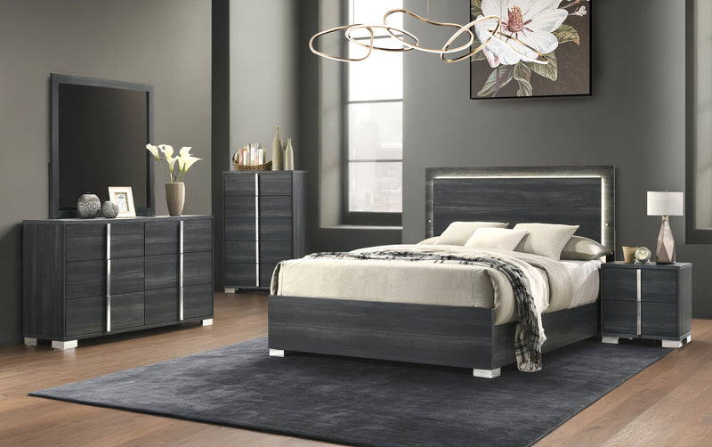 Juliet Gray King 4 Piece - JULIET-GY-K-4PC