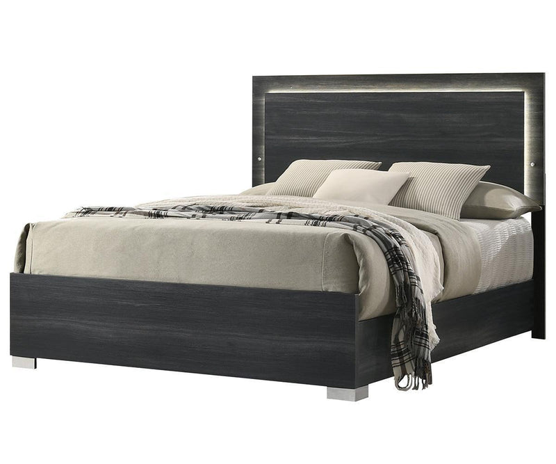 Juliet Gray Twin Bed - JULIET-GY-T-BED