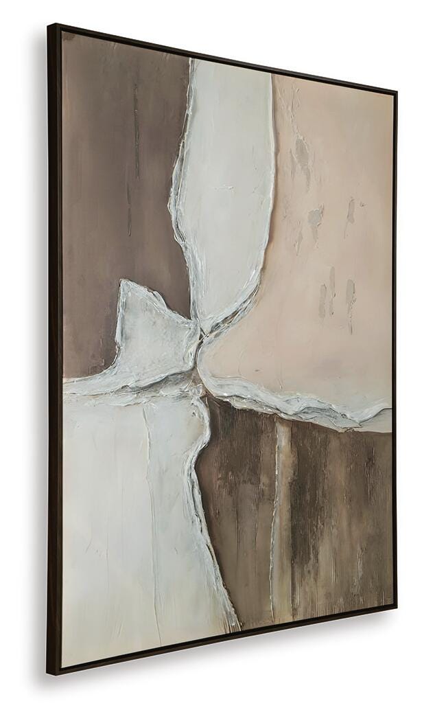 Junward Brown/Tan/White Wall Art - A8000461