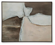 Junward Brown/Tan/White Wall Art - A8000461