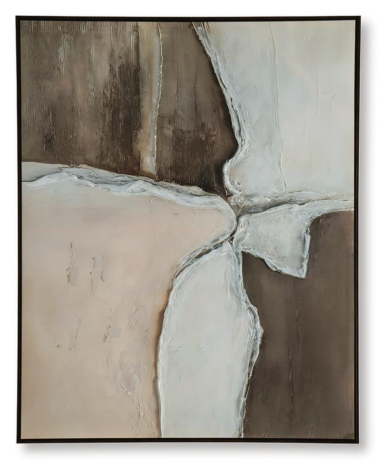 Junward Brown/Tan/White Wall Art - A8000461