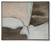 Junward Brown/Tan/White Wall Art - A8000461