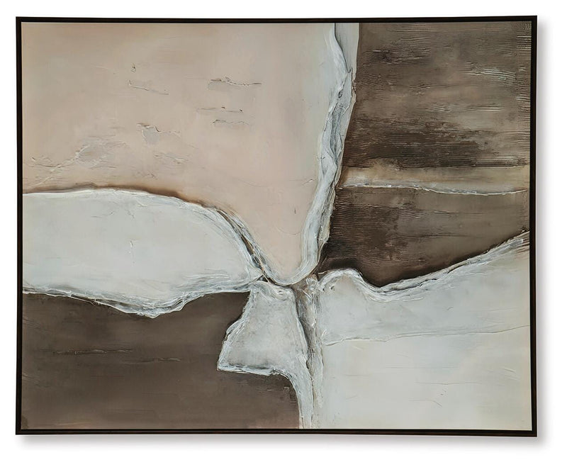 Junward Brown/Tan/White Wall Art - A8000461