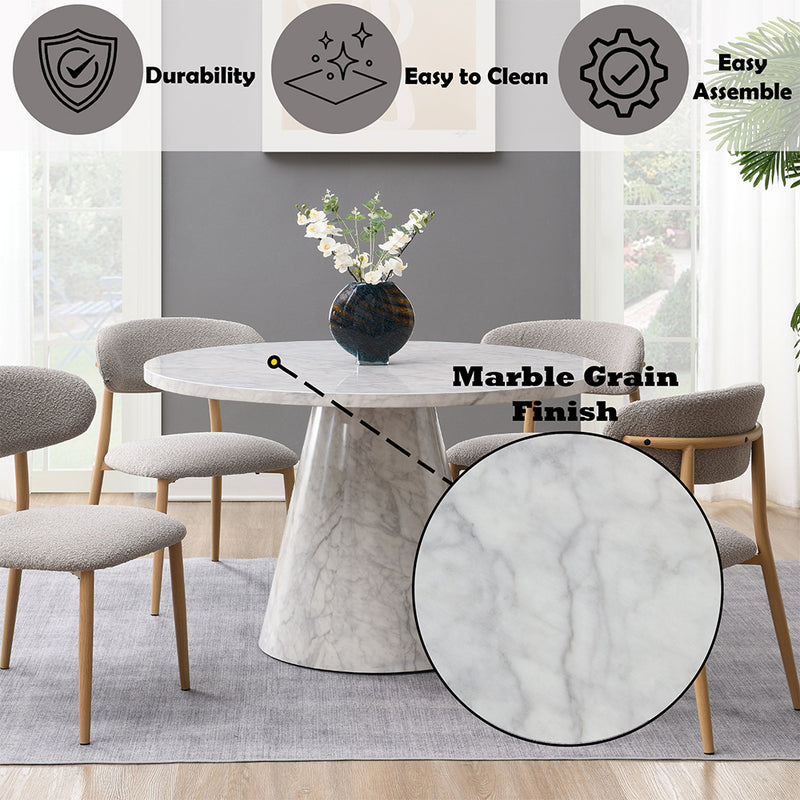 Kacey Round Dining Table - DN03715