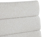 Kai Boucle Fabric Upholstered Dining Chair in Cream, Set of 2 - 890Cream-C