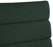 Kai Boucle Fabric Upholstered Dining Chair in Green, Set of 2 - 890Green-C