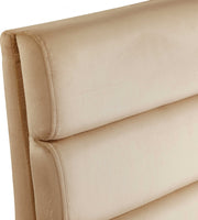 Kai Velvet Upholstered Dining Chair in Camel, Set of 2 - 891Camel-C