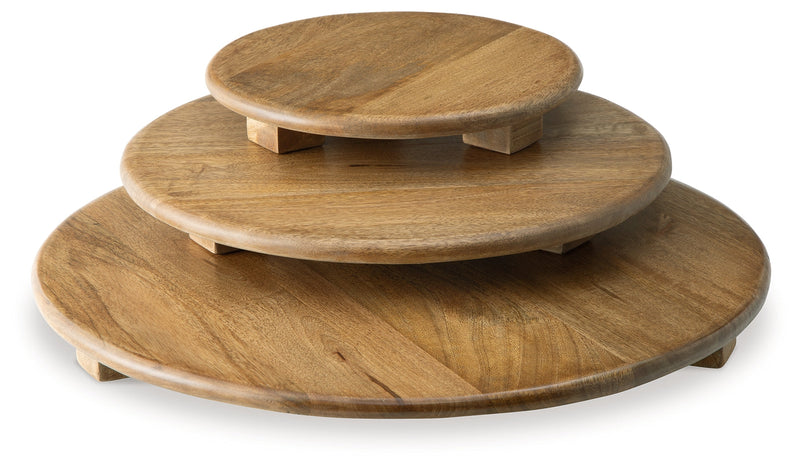 Kaidler Brown Tray Set (Set of 3) - A2000614