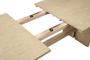 Kailani 110-inch Rectangular Wood Dining Table Beige Oak - 109381