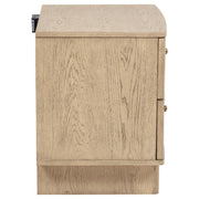 Kailani 2-drawer Nightstand Bedside Table Beige Oak - 225042