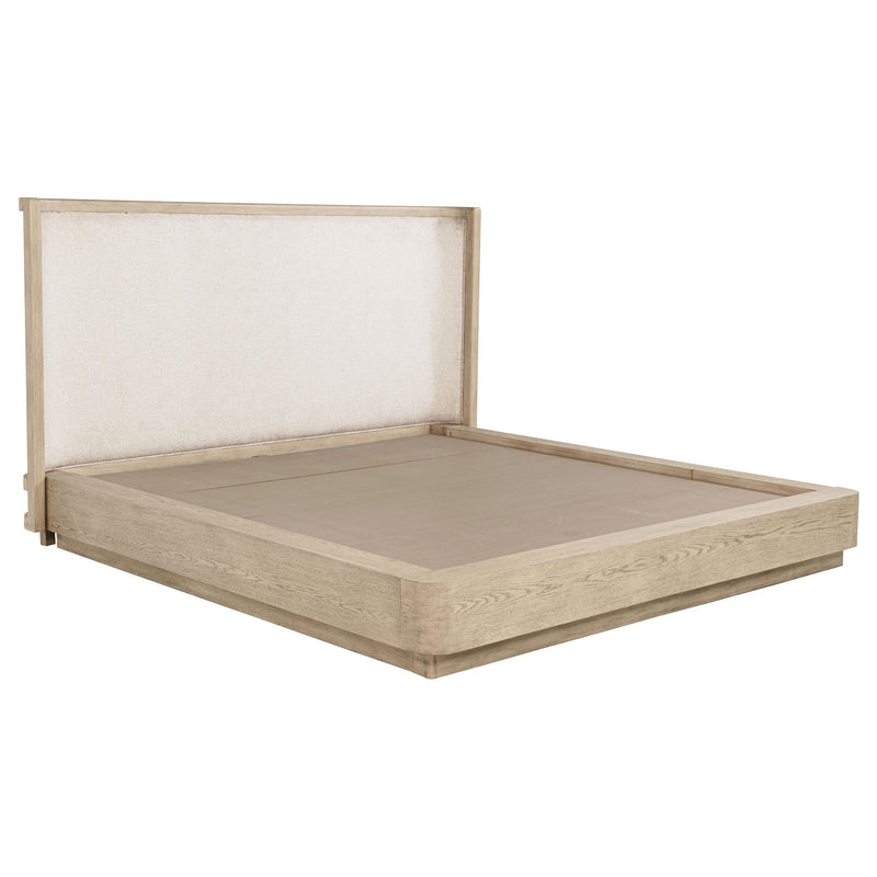 Kailani 4-piece Eastern King Bedroom Set Beige Oak - 225041KE-S4