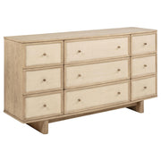 Kailani 4-piece Eastern King Bedroom Set Beige Oak - 225041KE-S4