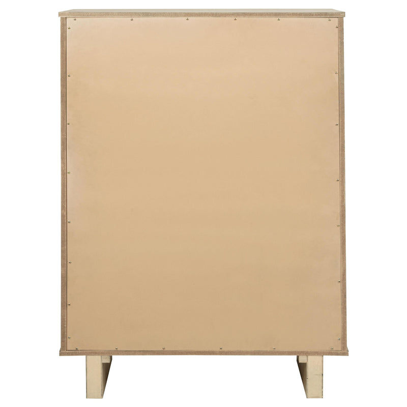 Kailani 5-drawer Bedroom Chest of Drawers Beige Oak - 225045
