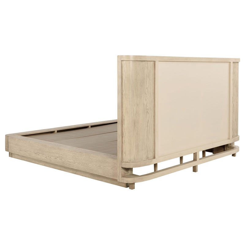 Kailani 5-piece Eastern King Bedroom Set Beige Oak - 225041KE-S5