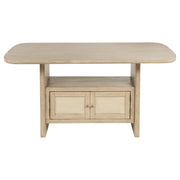 Kailani 7-piece Wood Counter Height Dining Set Beige Oak - 109388-S7