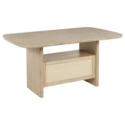 Kailani 8-piece Counter Dining Set with Cabinet Beige Oak - 109388-S8